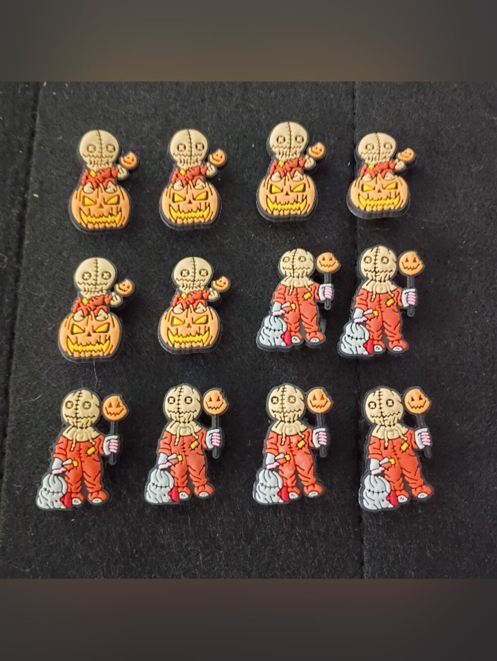 10/$10 Jibbitz Croc Charms - Mix/Match - Halloween Pumpkin Scarecrow - New
